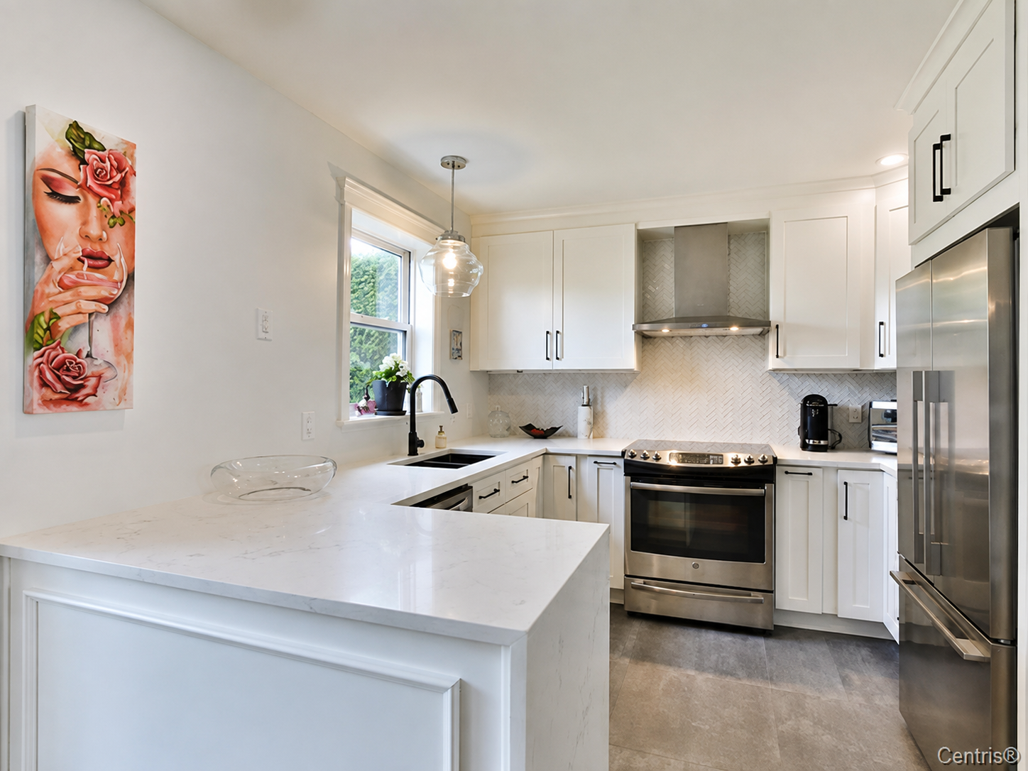 rénovation résidentielle Gagnon 6 - Cuisine lumineuse